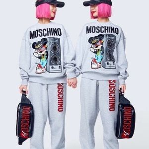 H&M Moschino Appliqué Disney Sweatshirt